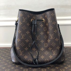 Louis Vuitton Neo Noe Noir Shoulder Crossbody Bag
